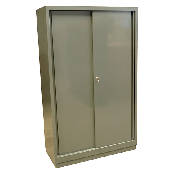 Armario alto metalico con puertas corredizas