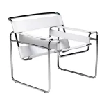 Sillon Wassily negro y cromado